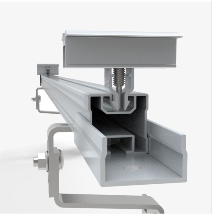 Zestaw montażowy do paneli fotowoltaicznych na dach 1modul