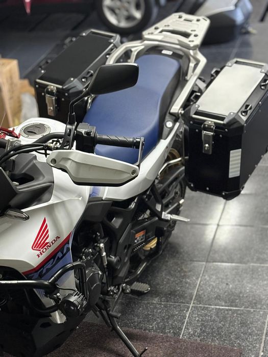 (NOVO) Malas Laterais + Top case Honda Transalp 750