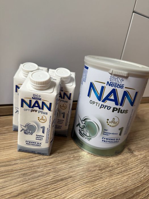 Mleko NAN + inne poporodowe rzeczy