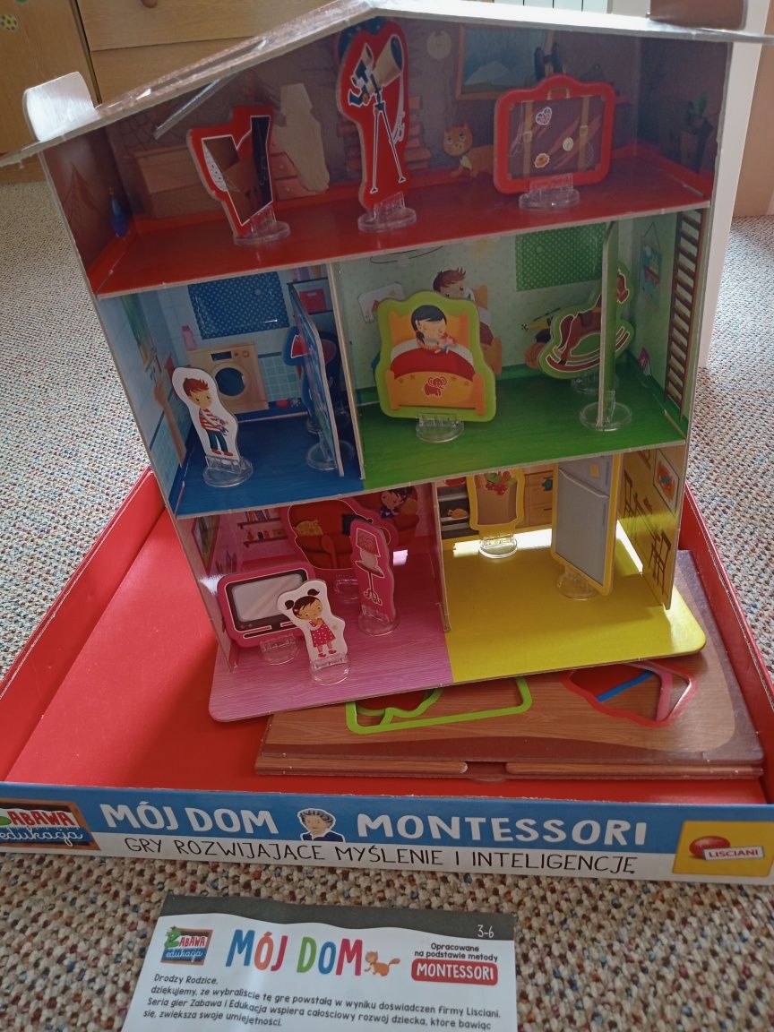 Gra edukacyjna Montessori Mój dom 3d Lisciani