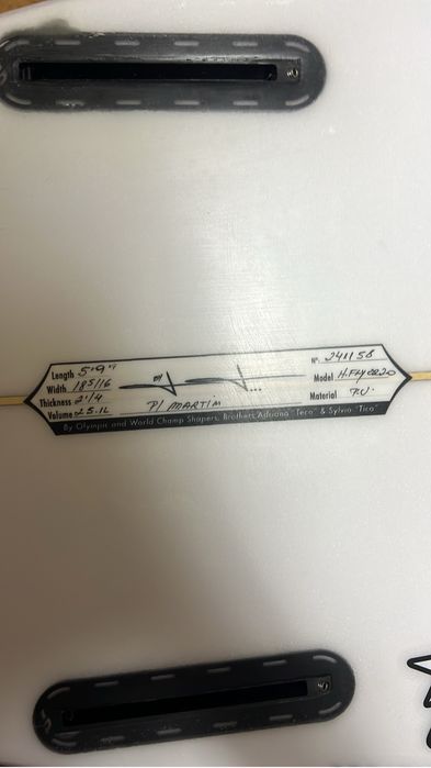 Prancha de surf 5’9 Silver Surfboards