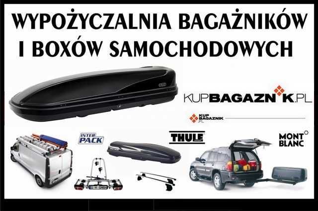 Wypożyczalnia Wynajem Box dachowy Bagażnik Kufer Boks boxów bagażników