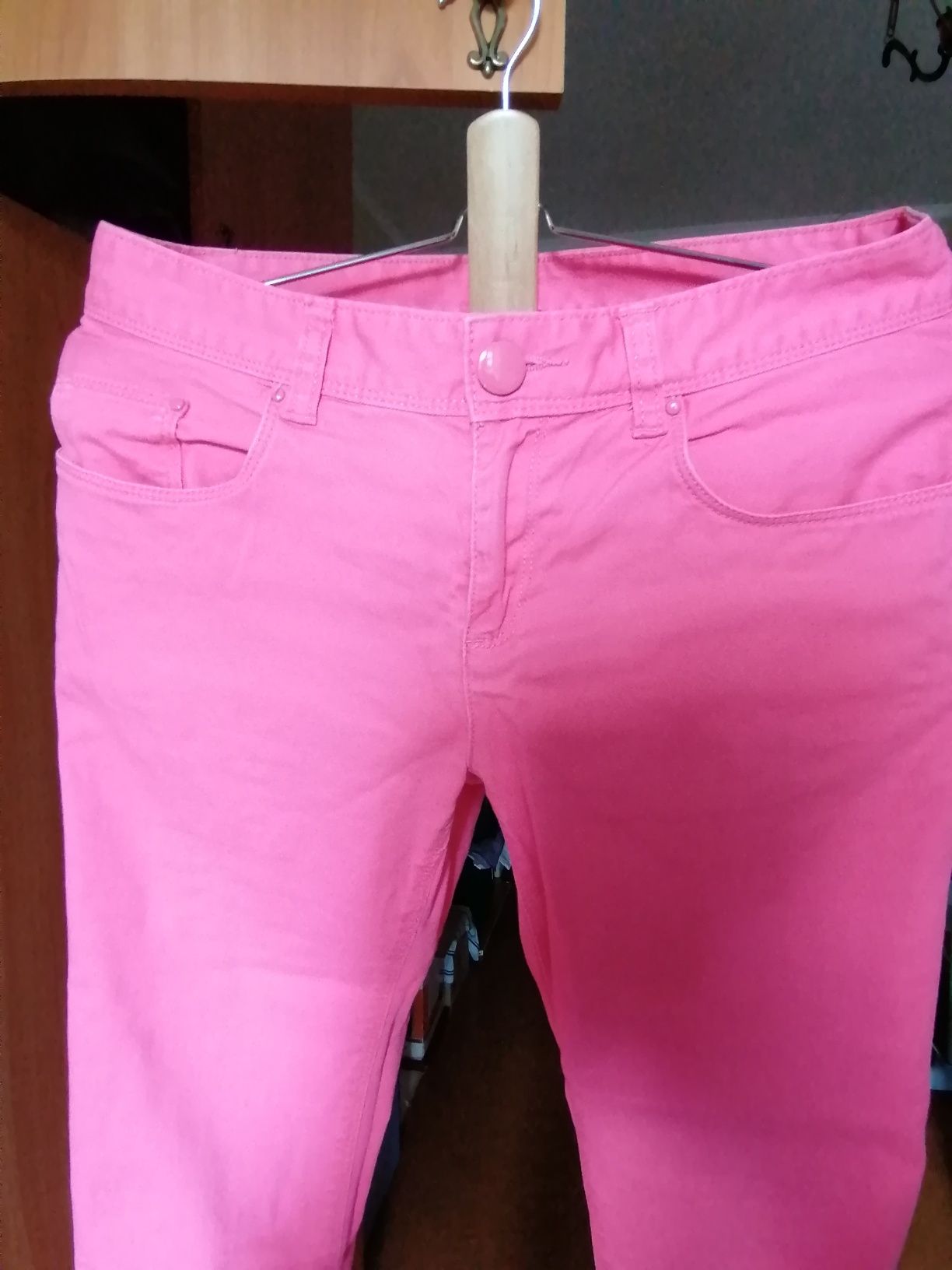 Нові катони штани літні рожеві  10