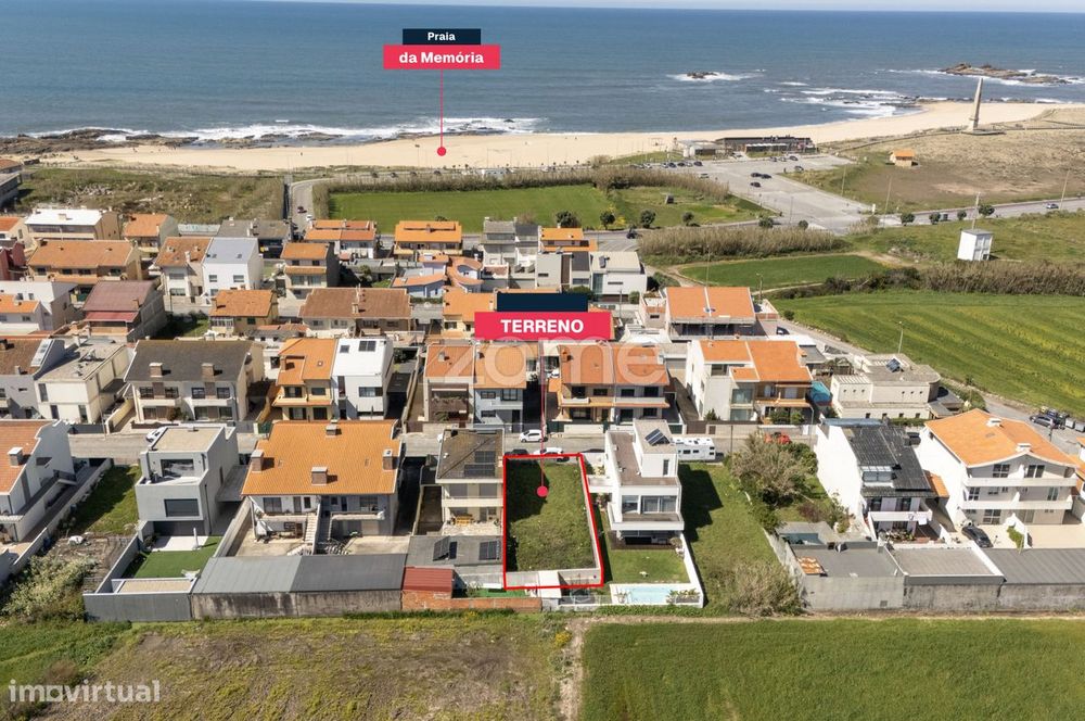 Terreno para Construção a 200m da Praia da Memória – Perafita / Lav...