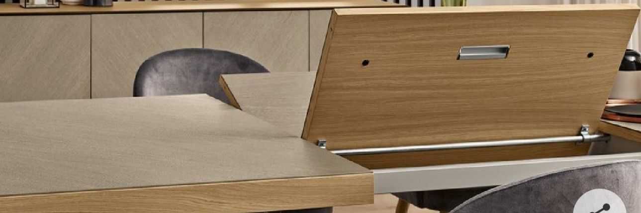 Mesa de jantar elegante, extensível, moderna e preço de ocasião!