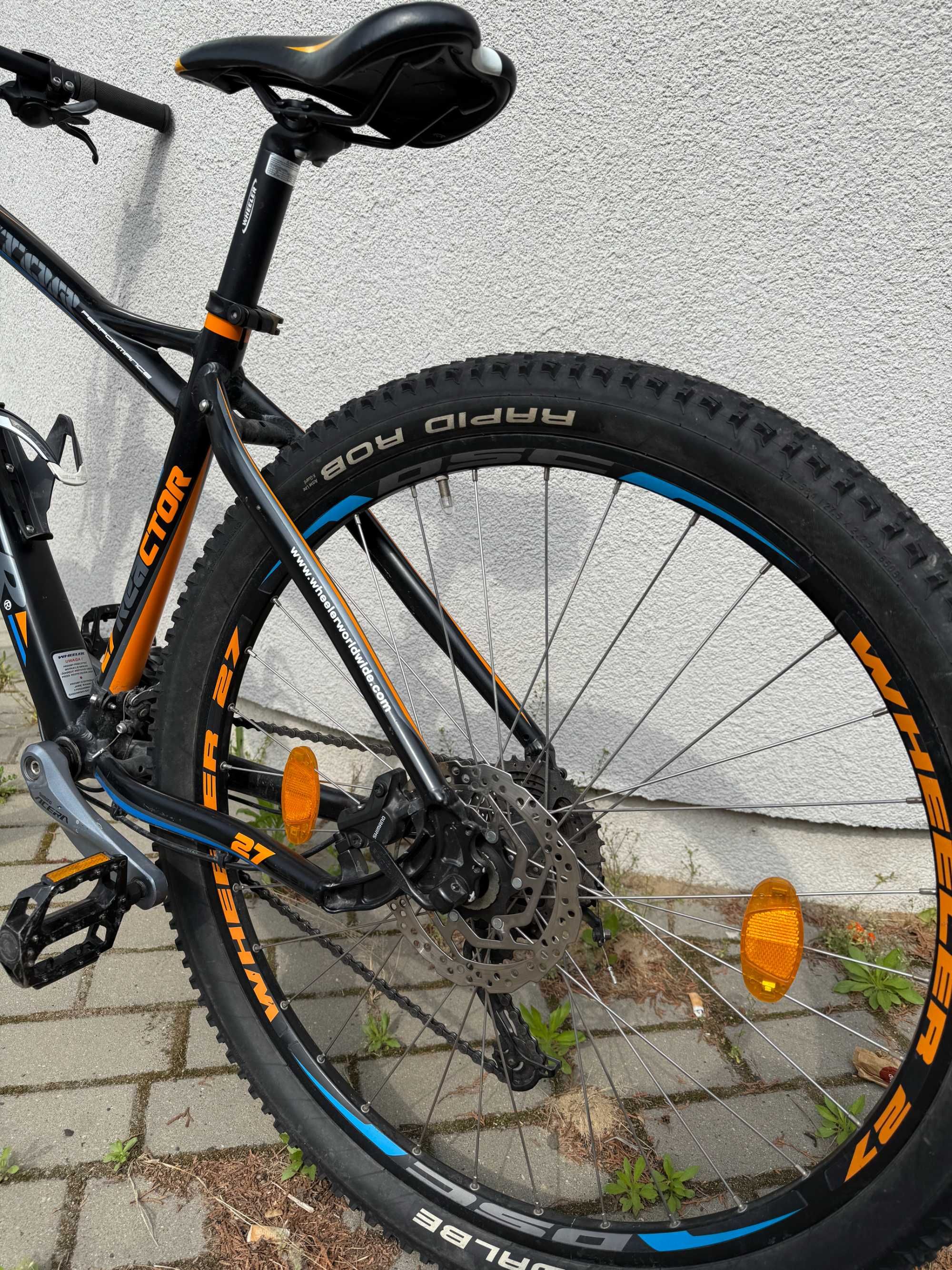 ROWER GÓRSKI MTB WHEELER REACTOR 400 27,5" rama 17" Shimano Super Stan
