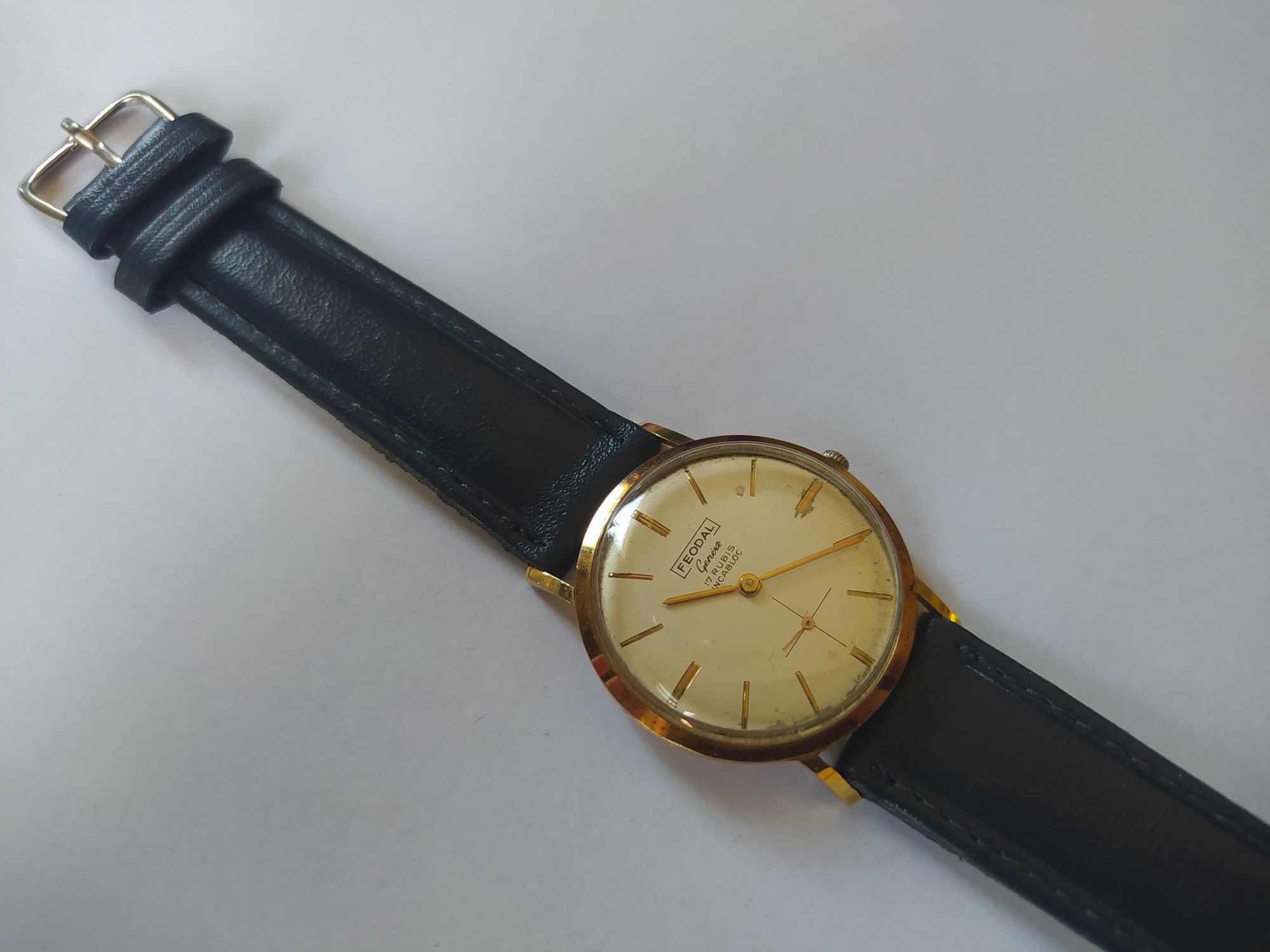 Złoty zegarek męski Feodal Geneve 750 próba