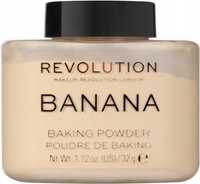 NOWY -puder sypki - Makeup Revolution Baking Powder kolor: BANANA