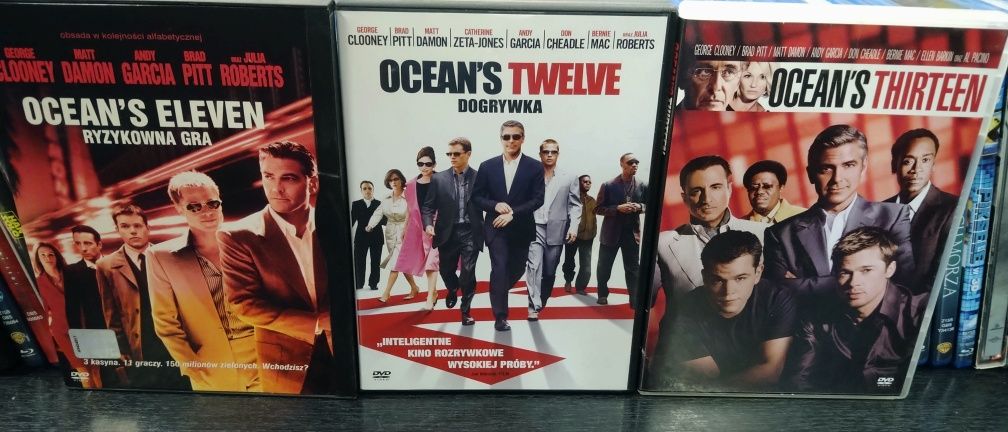 Ocean's Eleven Twelve Thirteen dvd