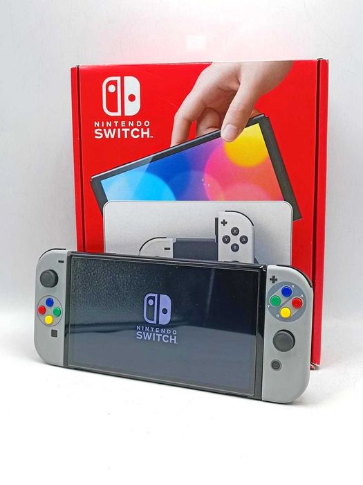 Konsola Nintendo Switch OLED Super Zestaw/2 Gry!!