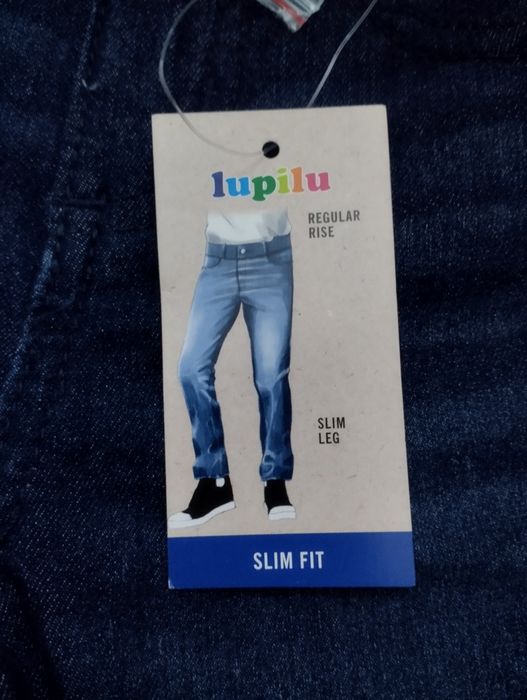 Spodnie jeans lupilu granatowe rozm 98