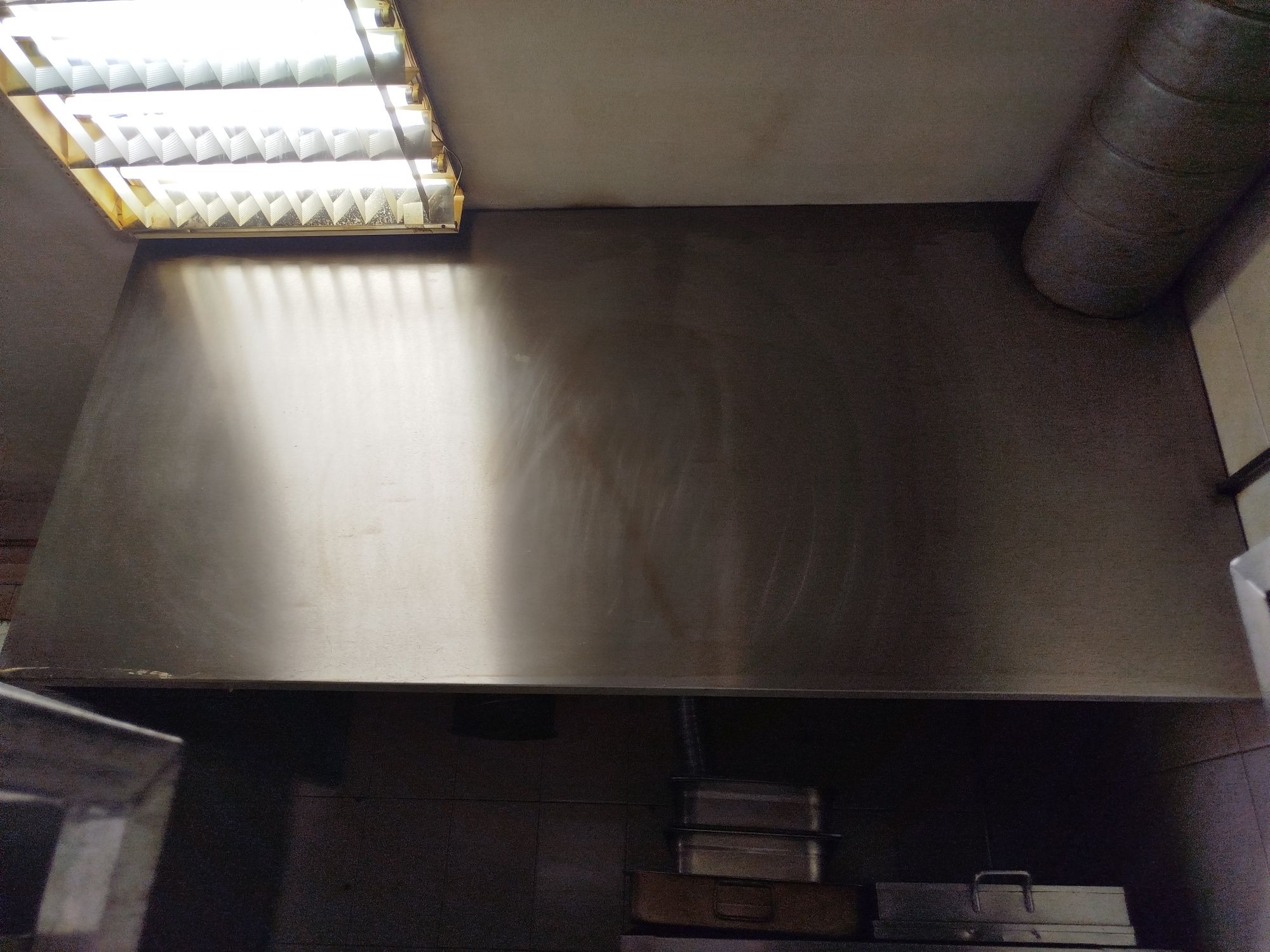 Hotte inox sem motor