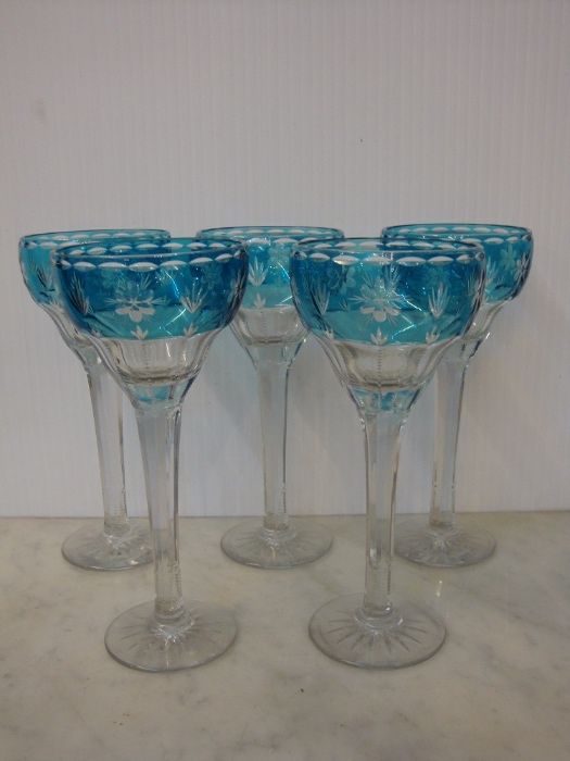 Fruteiro modernista em cristal e prata