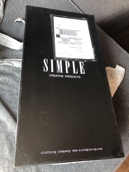 Oryginalne kozaki muszkieterki marki Simple R. 40