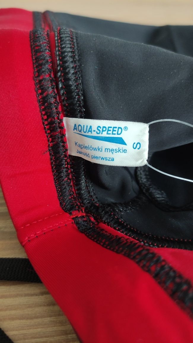 Aqua-Speed nowe kąpielówki męskie czarne  rozmiar S