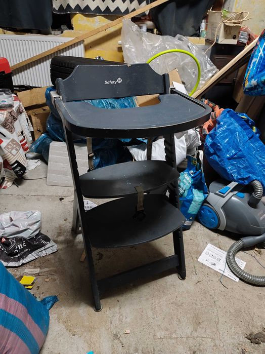 TIMBA SAFETY 1st Drewniane krzesełko do karmienia