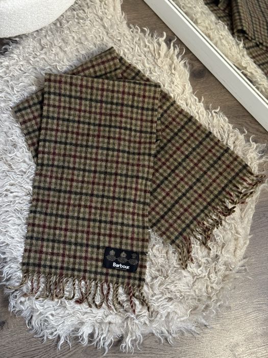 Чоловічий вовняний шарф Barbour