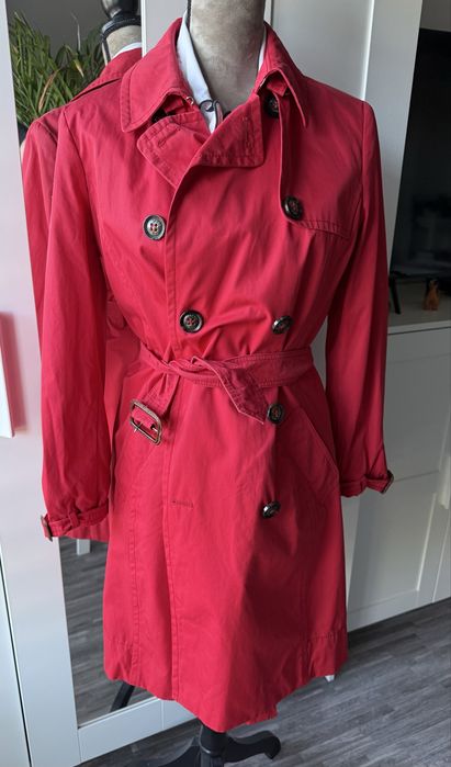 Max mara trencz czerwony L 40 prochowiec