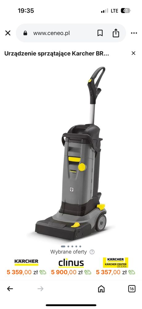 Szorowarka karcher BR 30/4 C