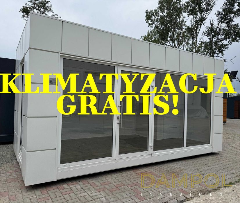 Od ręki Pawilon biały 600x300, kiosk, handlowy, klimatyzacja gratis!