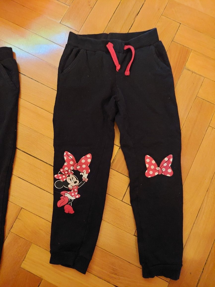 Spodnie z dresu dla dziewczynki roz. 110 cm