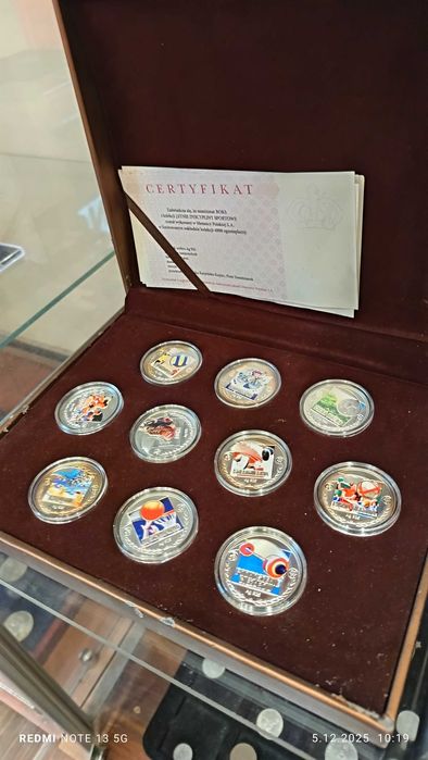 Kolekcja Letnie dyscypliny sportowe srebro 925