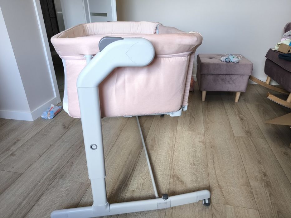Chicco next2me magic evo pink łóżeczko dostawne, dostawka