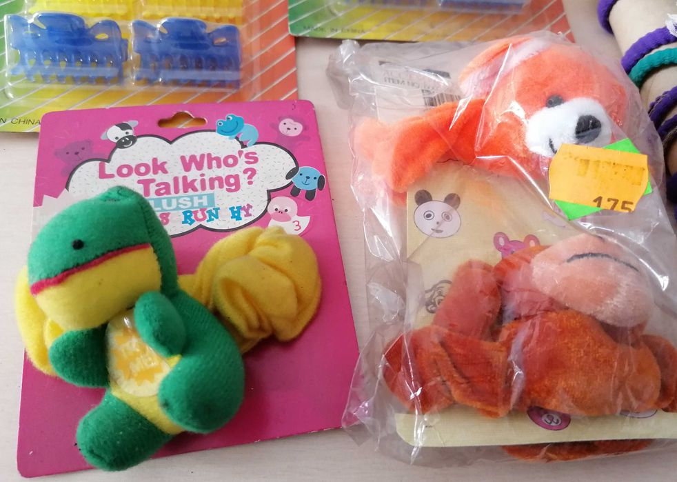 Molas e elásticos de cabelo, criança e adulto, lote todo por 5€