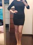 Calzedonia czarna sukienka z koronką rozpinana rozmiar S