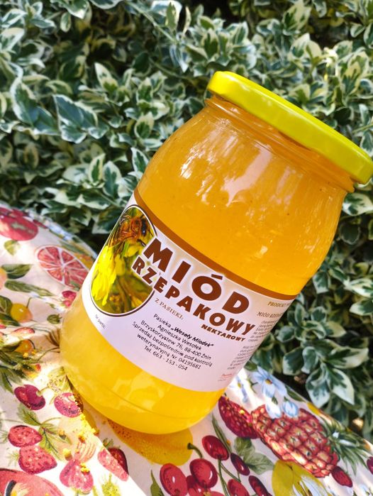 Miód rzepakowy i lipowy  z własnej pasieki