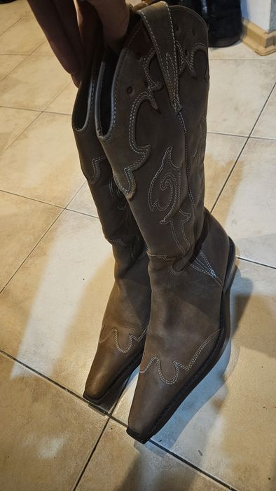 Козаки зимові шкіра 40р.