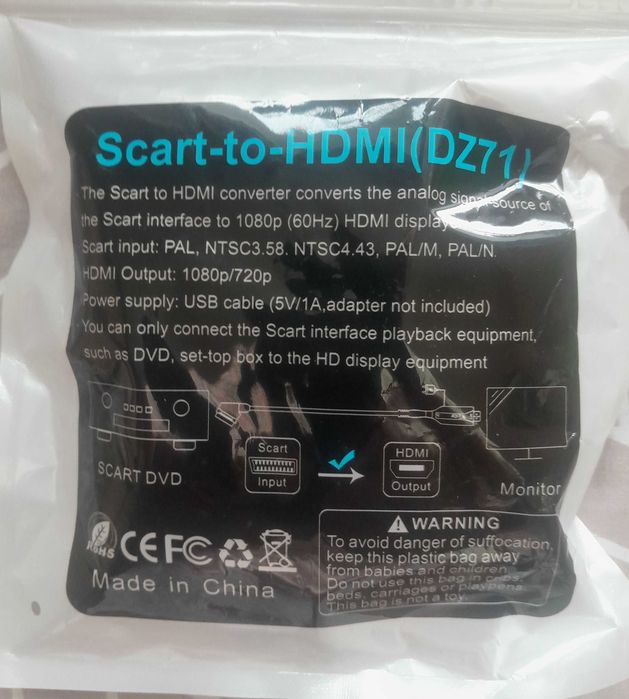 Adapter Euro na HDMI