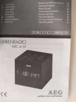 Rádio despertador AEG MRC 4150