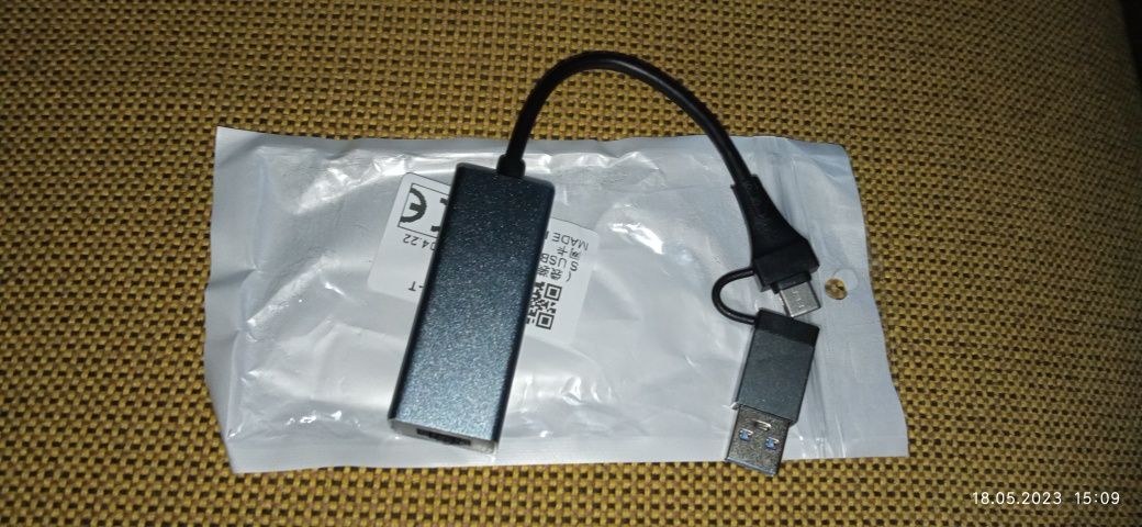 Сетевая карта гигабитная usb+type c