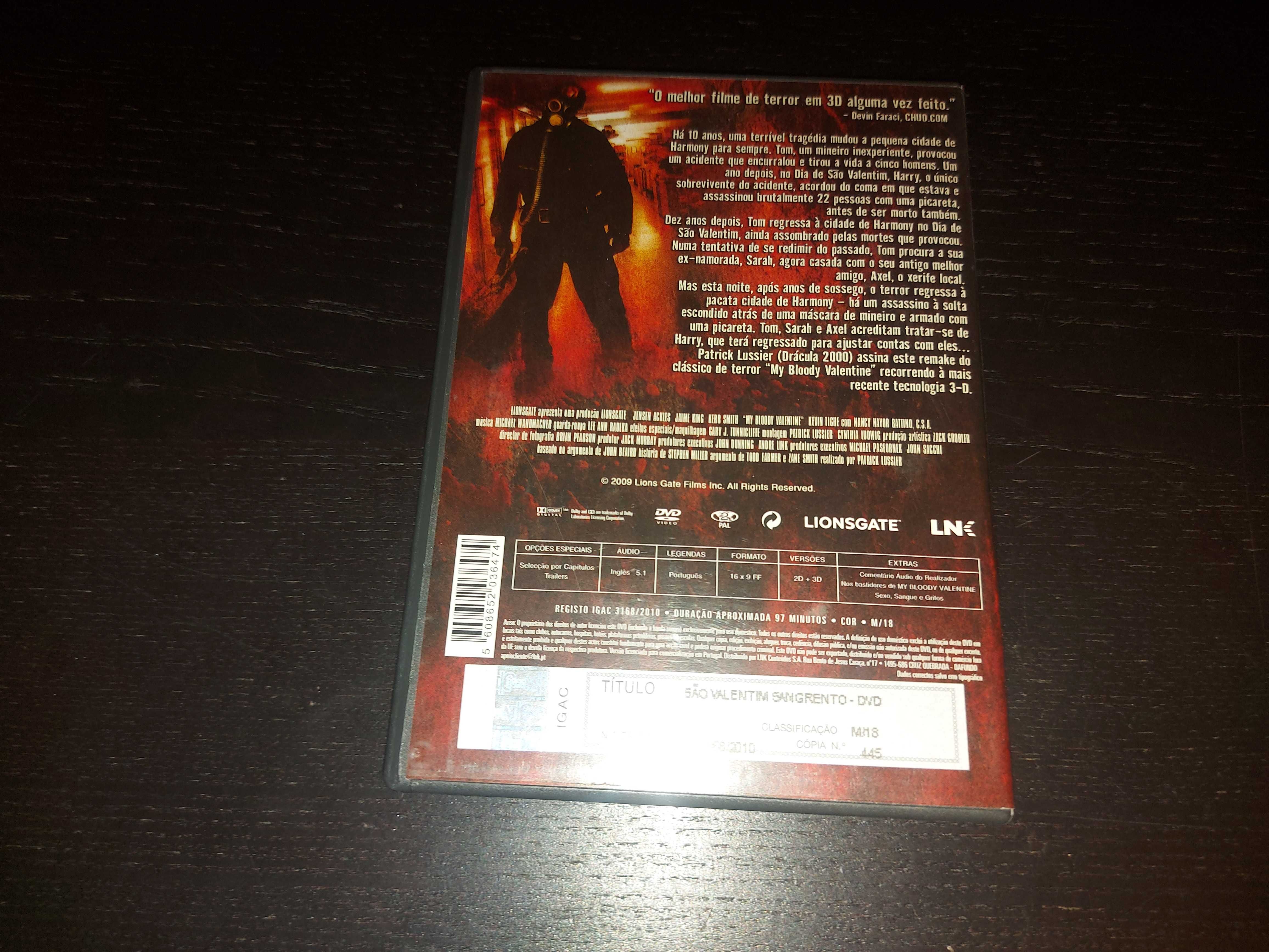 São Valentim Sangrento 3D - DVD
