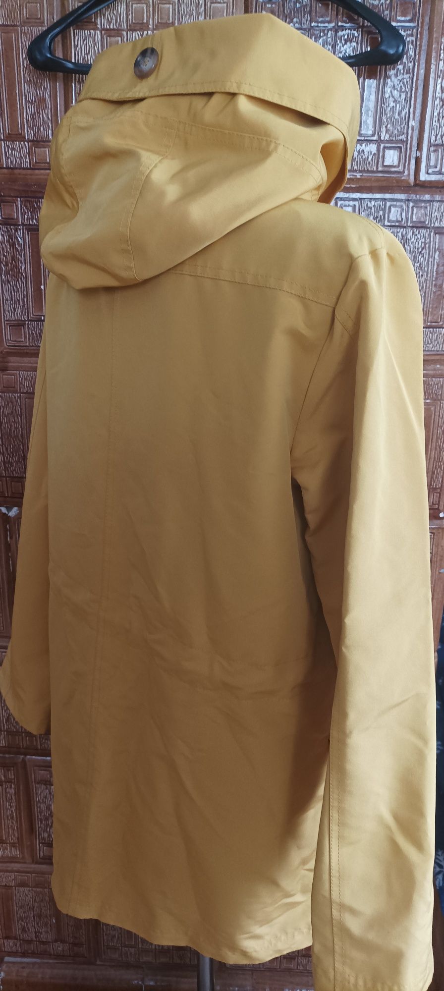 Żółta kurtka wiosenna płaszczyk rozmiar 42