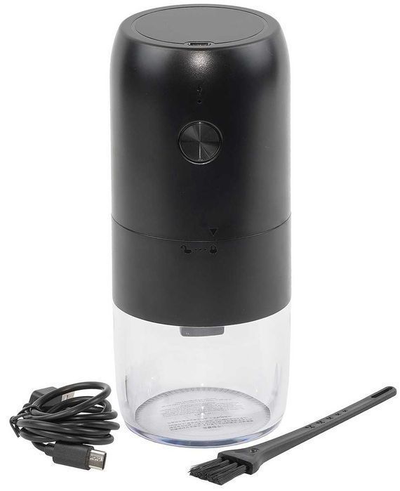 Электрическая кофемолка с регулировкой помола и зарядкой Type-C,ins563