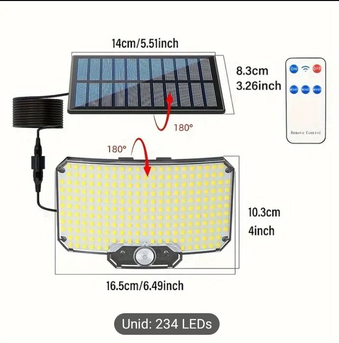 Luzes exterior interior ( envio grátis pelo CTT)