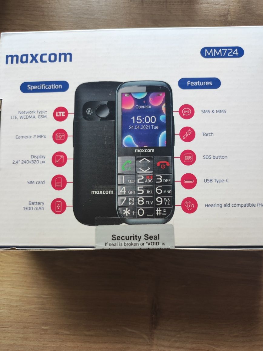 Telefon maxcom MM724