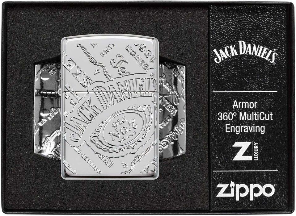 Zapalniczka Zippo 167 Jack Daniels 60.00.61.57 Baza Armor 360 MultiCut