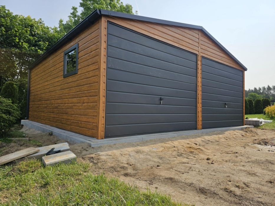Garaż blaszany 4x6 6x5 6x5,80 6x6 7x6 8x6 9x5 9x6 - PRODUCENT Premium!