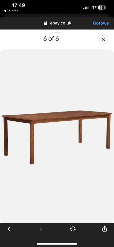 Nowy! Piękny stół drewno akacjowe
