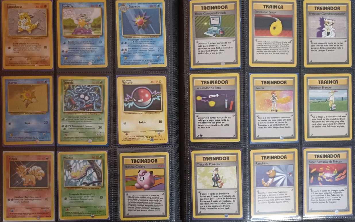 Cartas de Pokémon Base Set [ COLEÇÃO COMPLETA ]