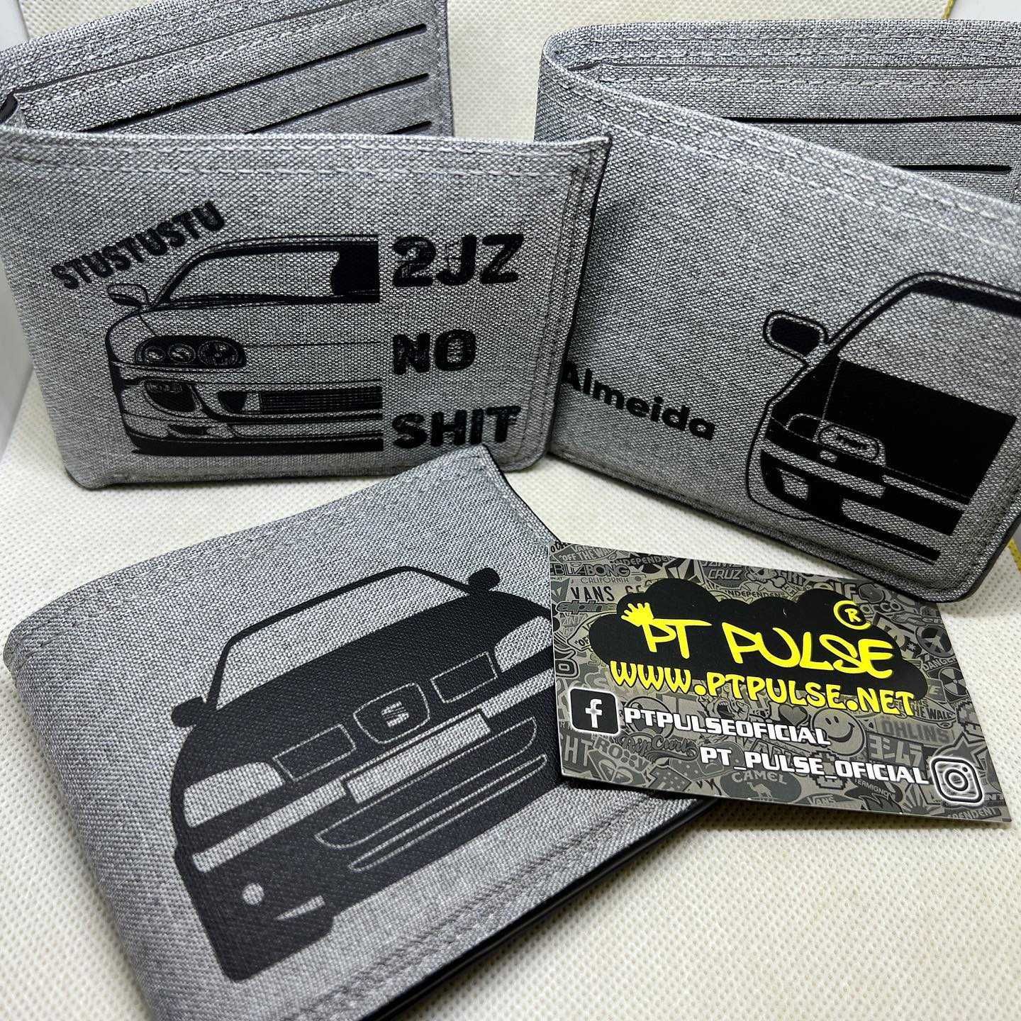 Carteiras porta-cartoes Personalizadas JDM tuning