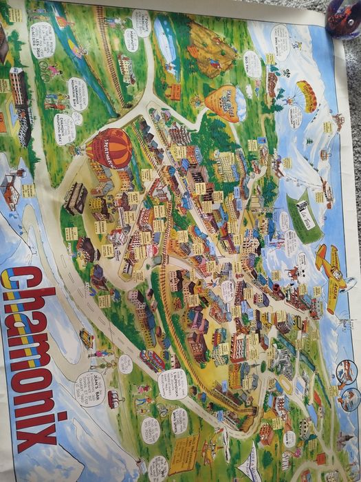 Cartaz animado da cidade Francesa Chamonix