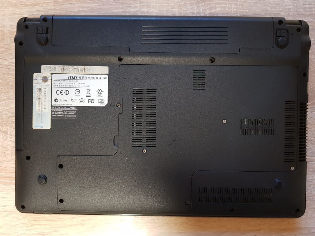 Laptop MSI 15,6 cala Intel I3 4GB RAM Dysk 500gb - szczegóły opis