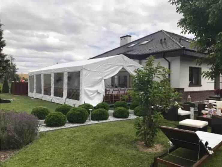 Namioty imprezowe, wynajem namiotów stoły krzesła