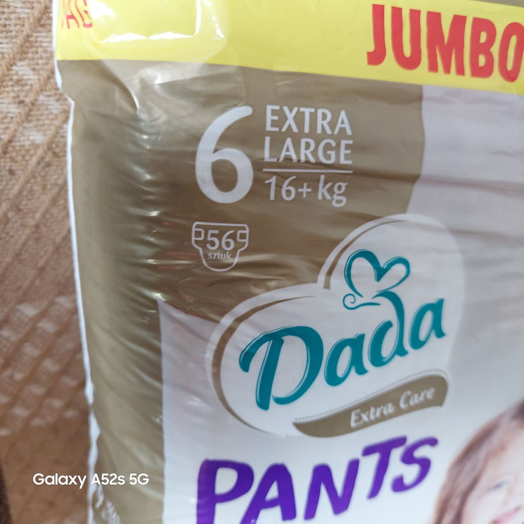 Dada pants 6 pieluchomajtki 56 szt