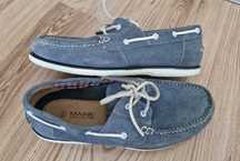 Mokasyny buty męskie zamszowe Maine new