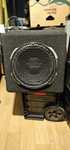 Głośnik subwoofer samochodowy.